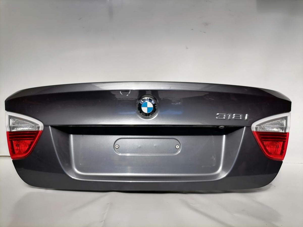BMW 3er E90 original Heckklappe A22 Sparkling Graphite Limousine Bj.2006